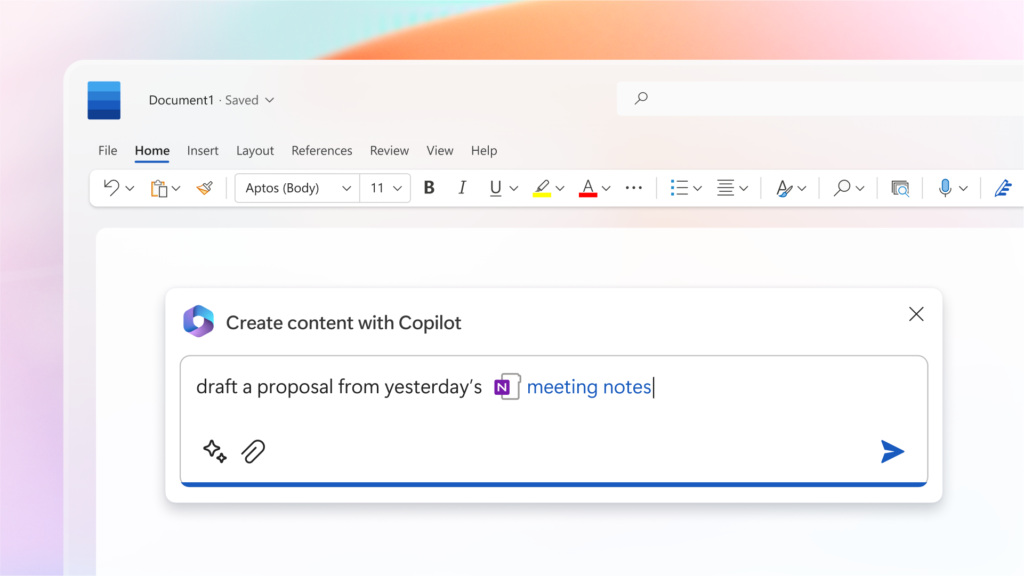 Copilot in Microsoft Word