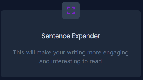 Sentence Expander