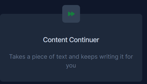 Content Continuer