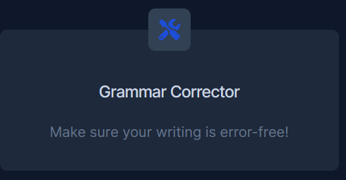 Grammar Corrector