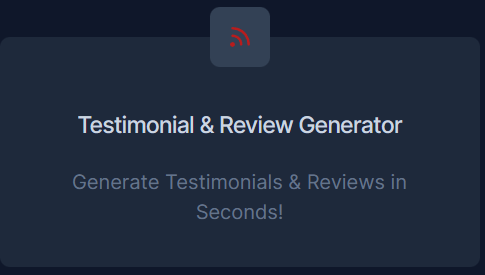 Testimonial & Review Generator