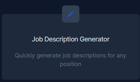 Job Description Generator