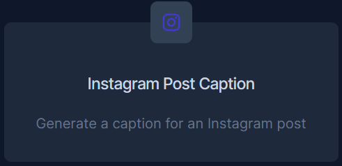 Instagram Post Caption