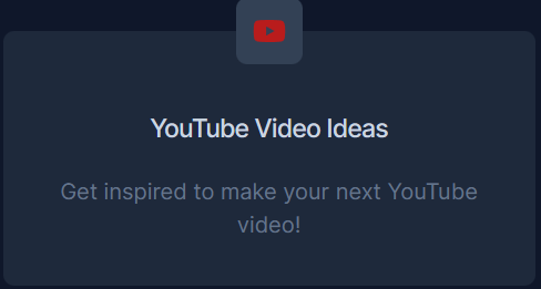 YouTube Video Ideas