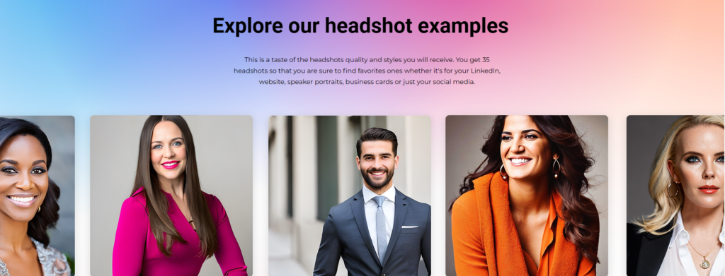 Explore headshot Generator