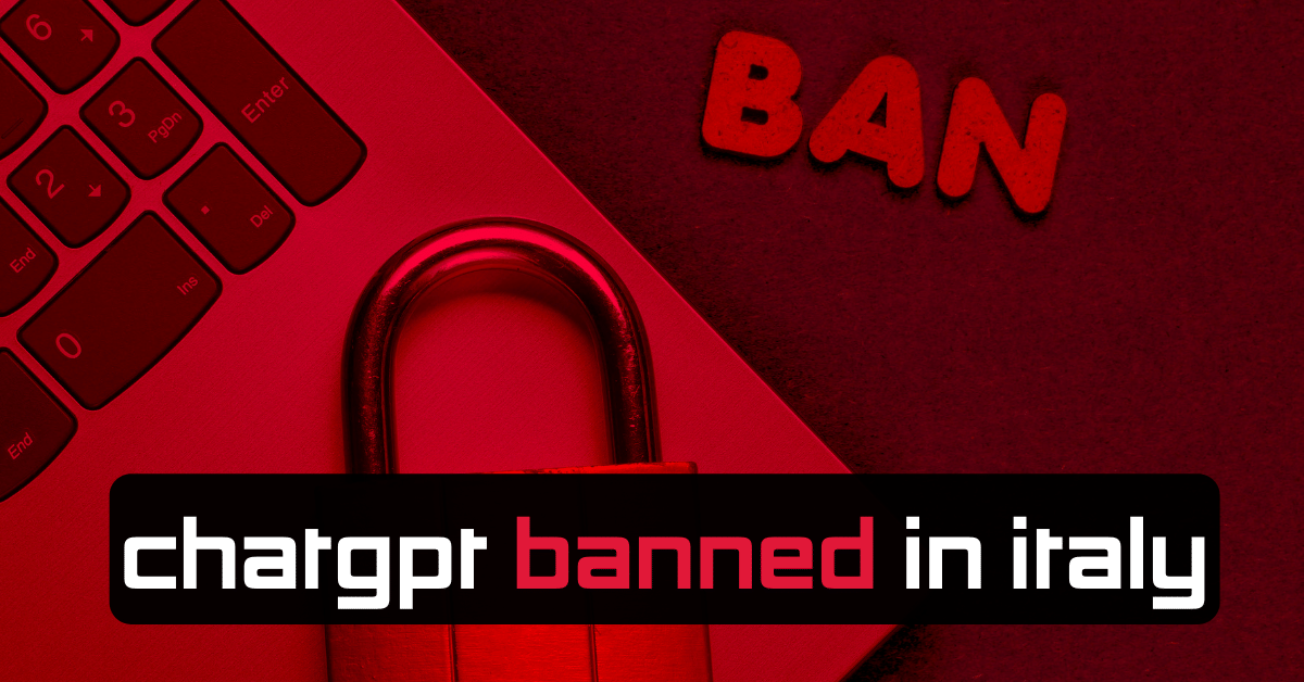 GPT banned in Italy