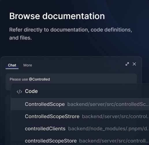 Browse documentation