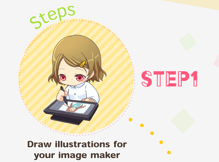 Draw illustrations for your image maker