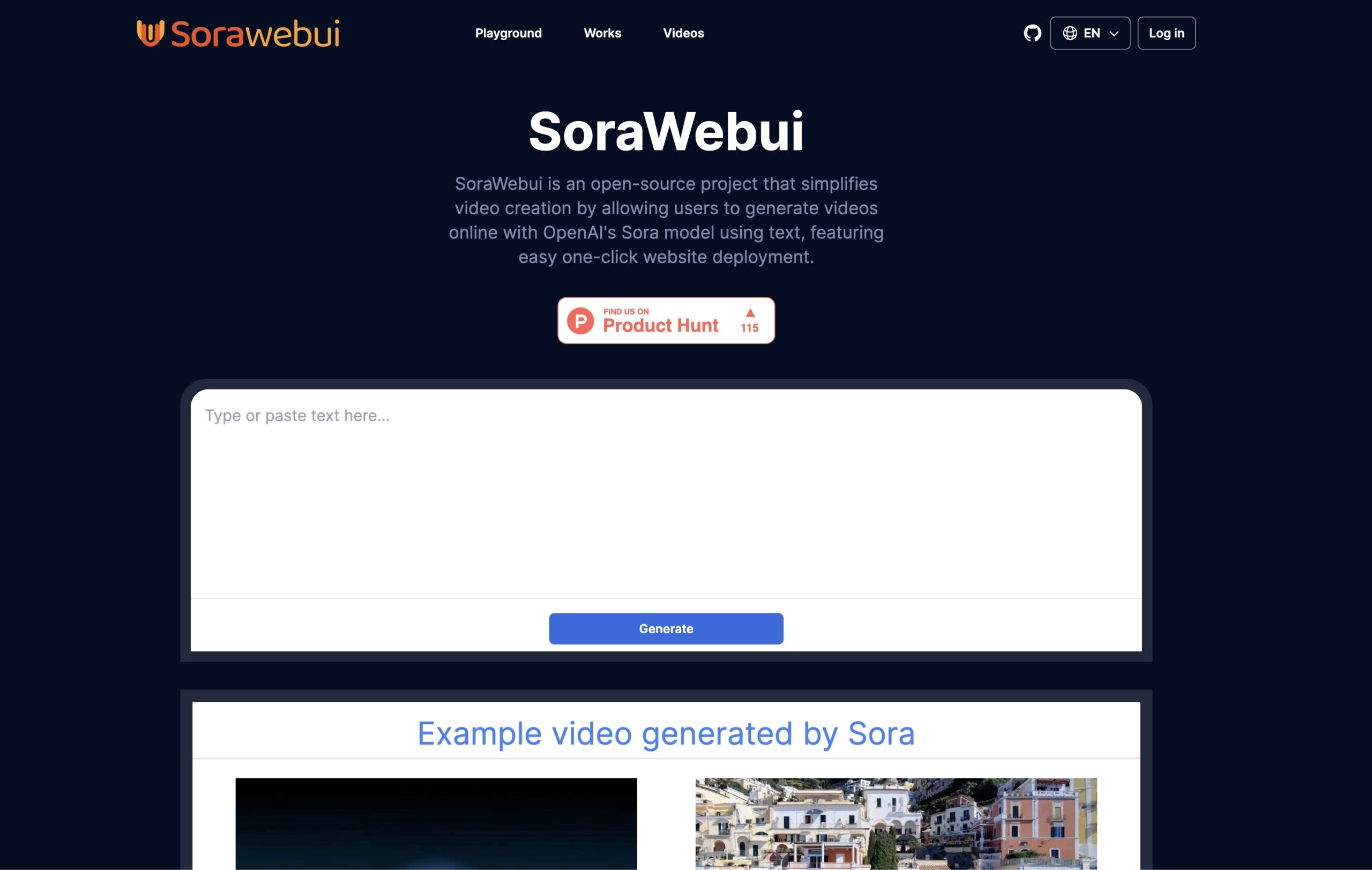 SoraWebui